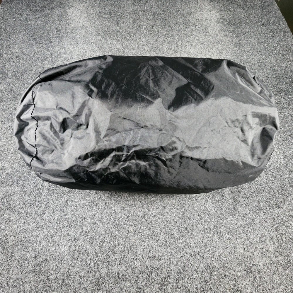 REI Recreational Equipment Inc Stuff Sack Black Nylon Drawstring Bag Made in USA